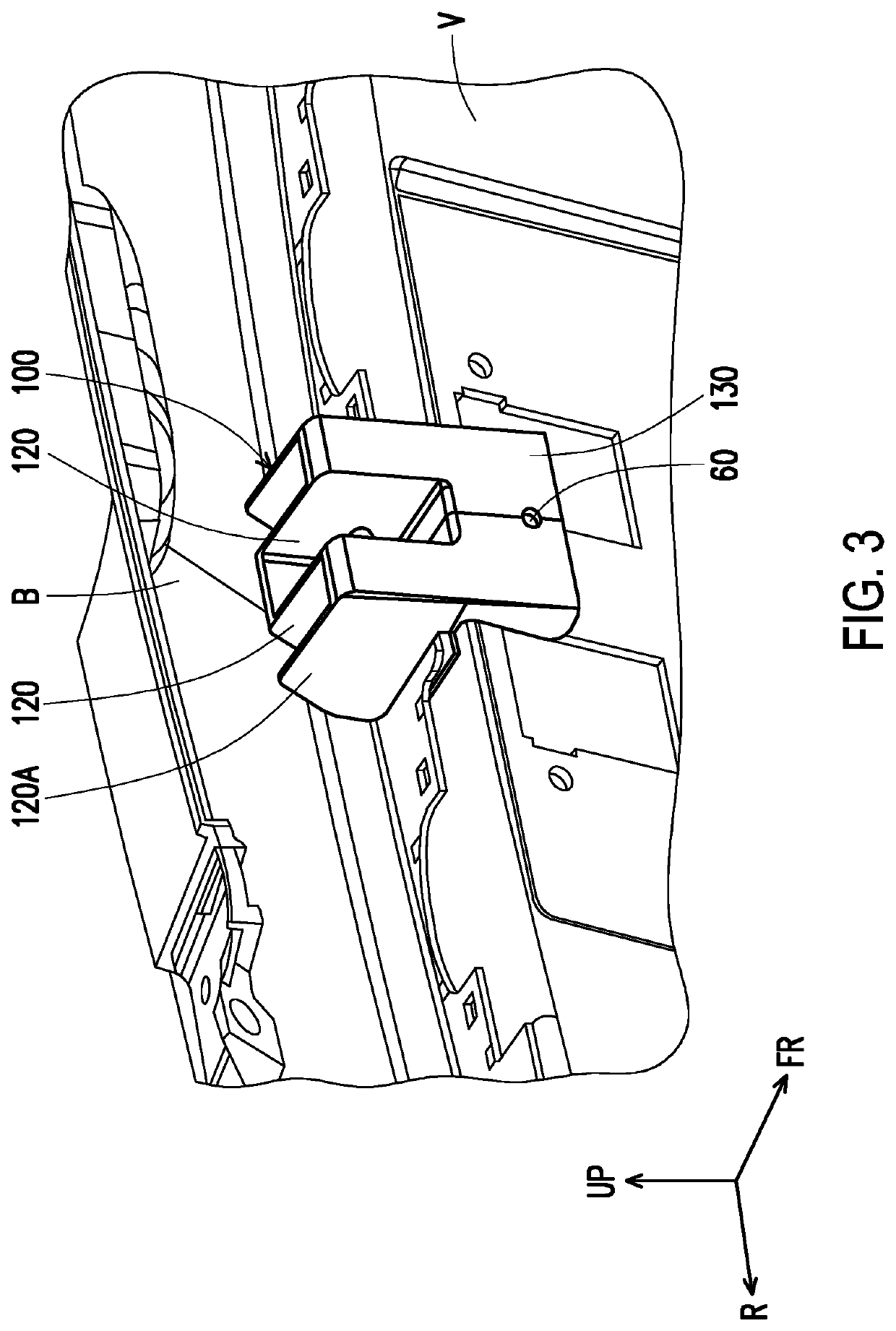 Sensor bracket structure