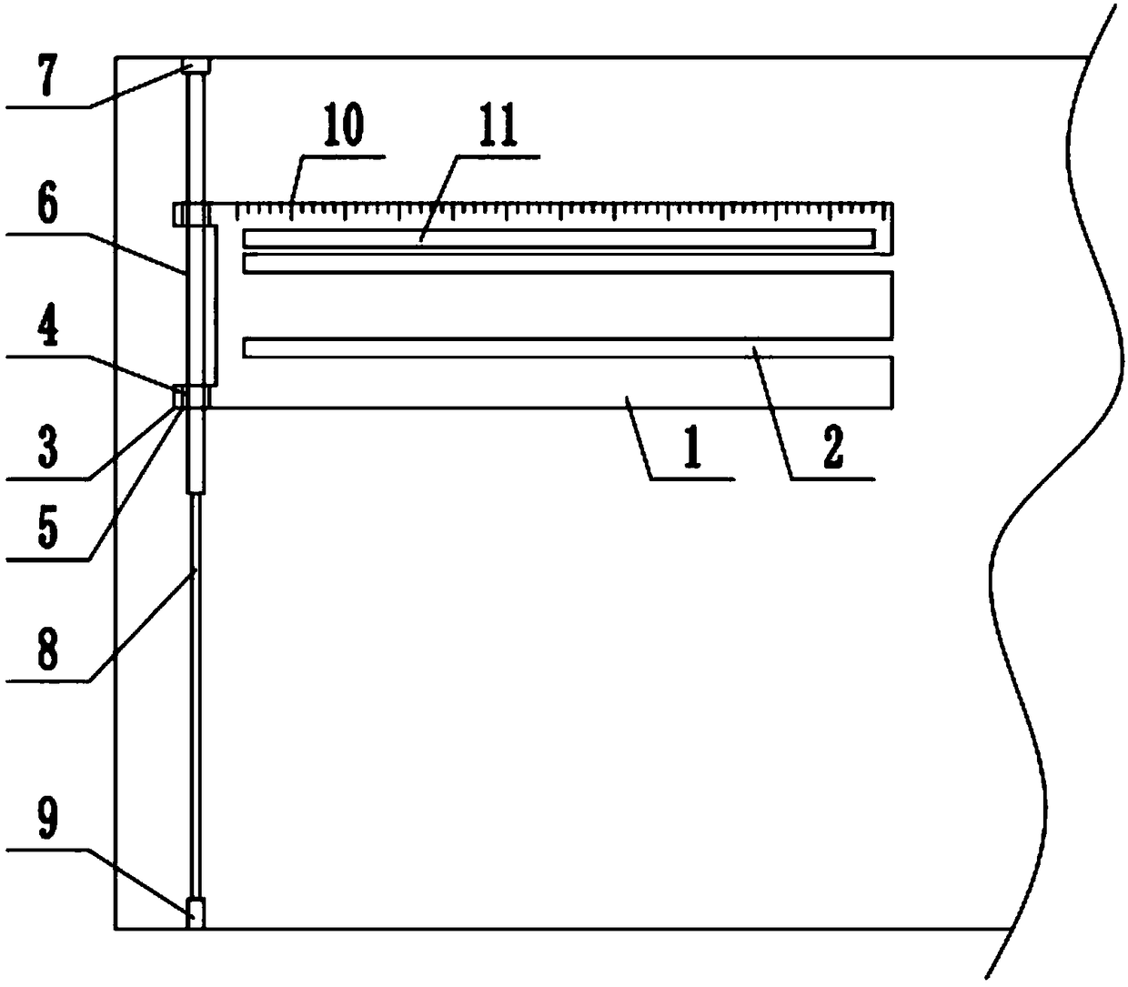 Novel ruler for English teaching