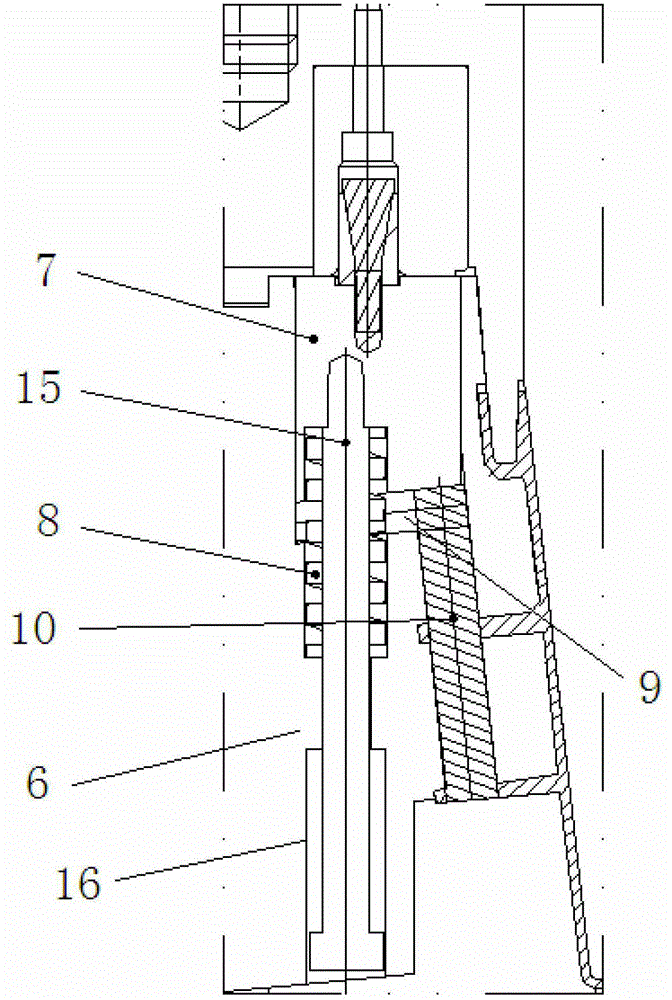 A separate oblique core-pulling mechanism for automobile lamp lamp body mold