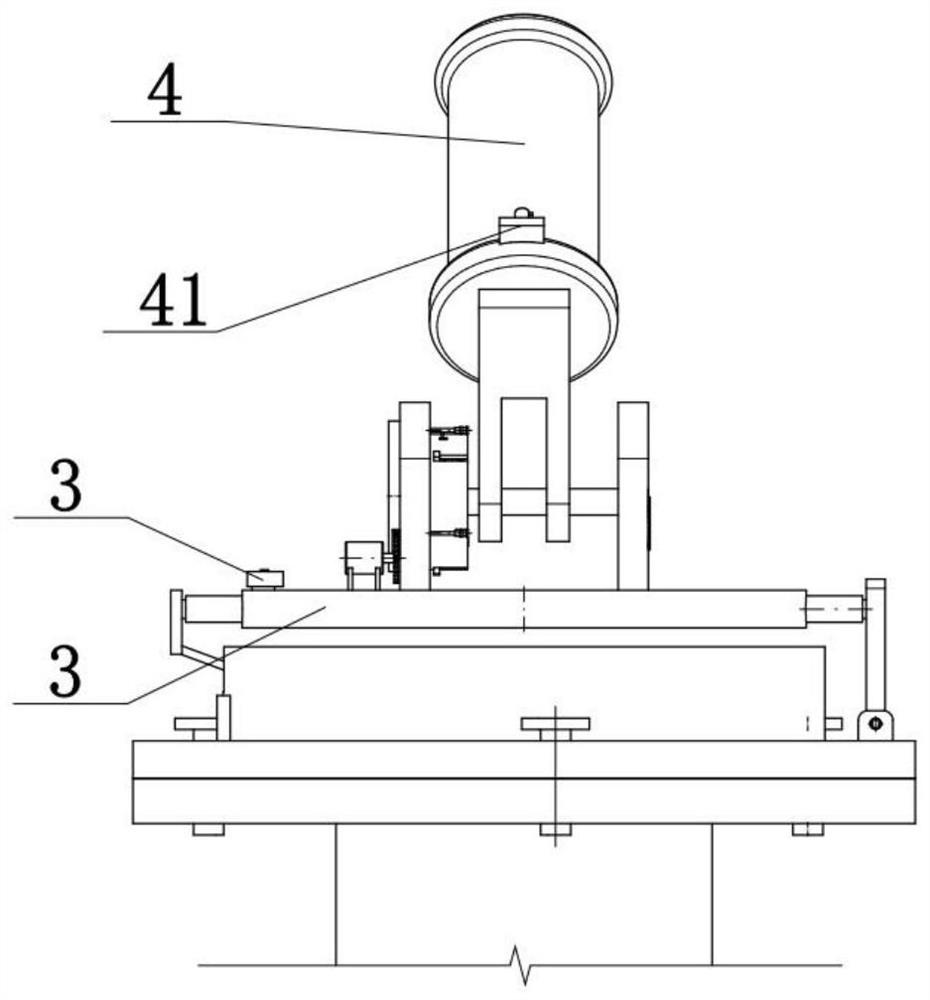 Self-adaptive adjusting device for photoelectric digital heliograph