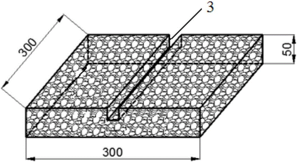 Method for evaluating high-temperature performance of hot pouring type crack pouring sealant