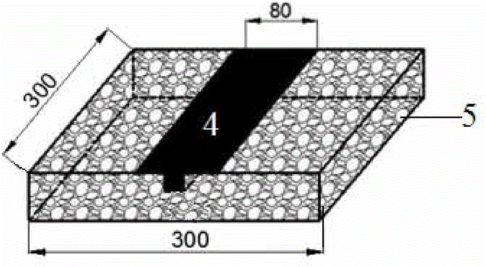 Method for evaluating high-temperature performance of hot pouring type crack pouring sealant