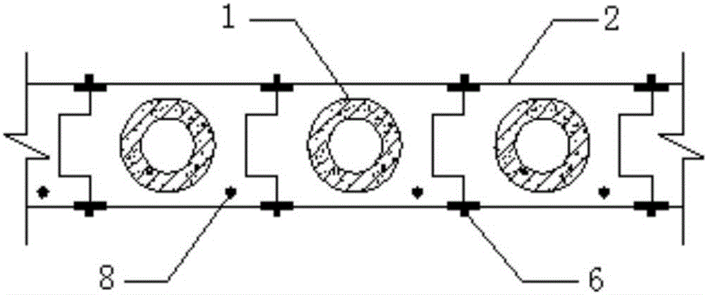 Assembled type foundation pit supporting and protecting structure system based on prefabricated members