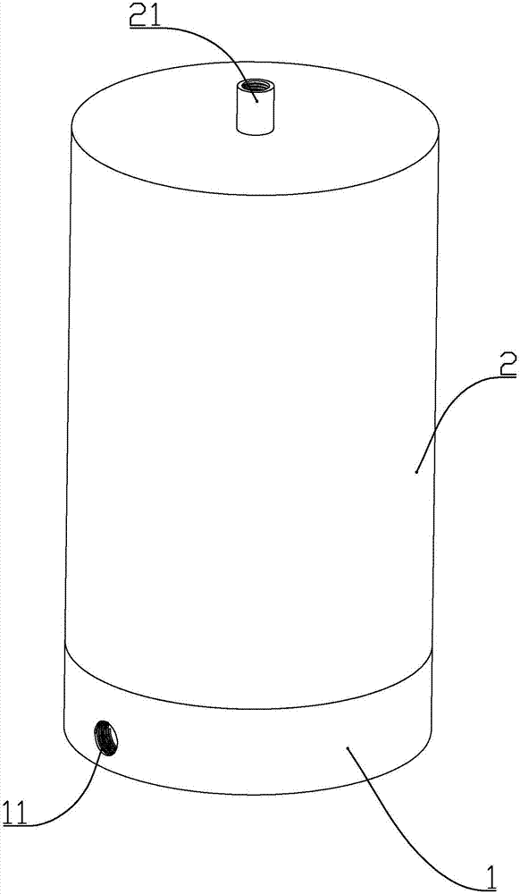 Large-flow-amount ceramic filter element water purifier