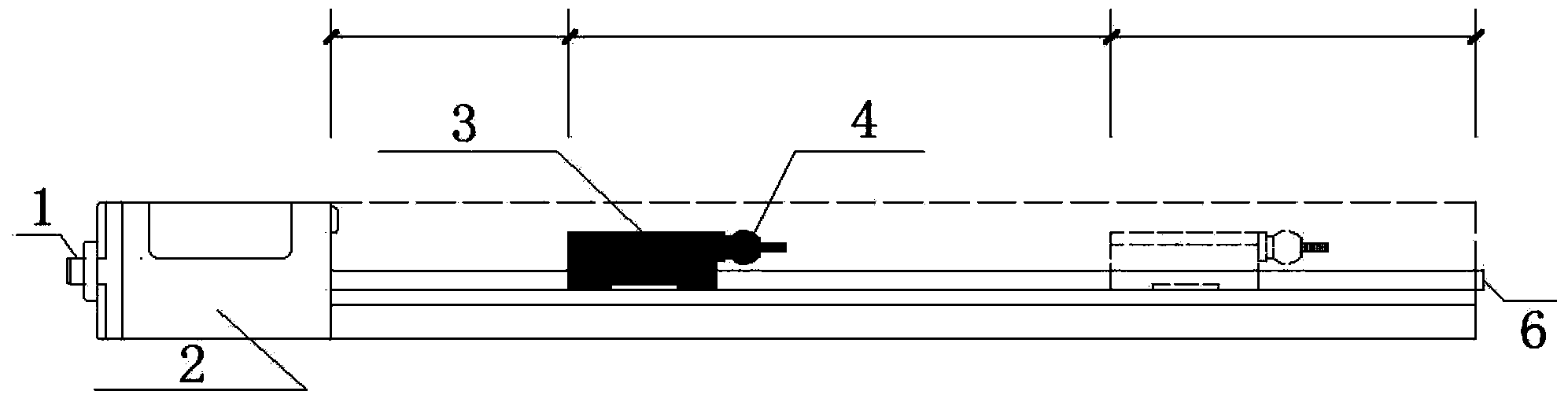 Dynamic measurement device for shield tunnel lining segment joint wrong lifting