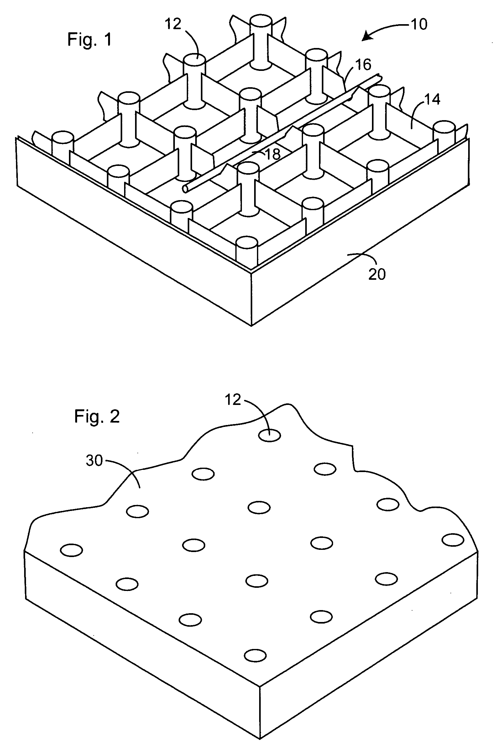 Water-permeable concrete pad and form