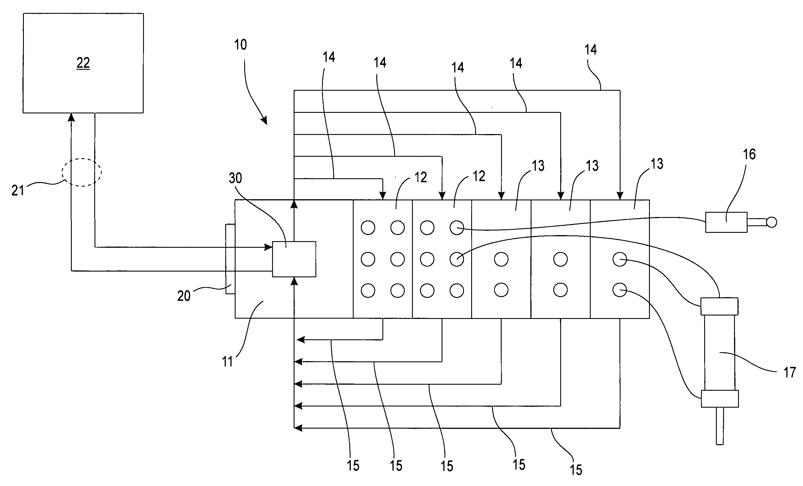 Signal processing system and method for processing signals in a bus node