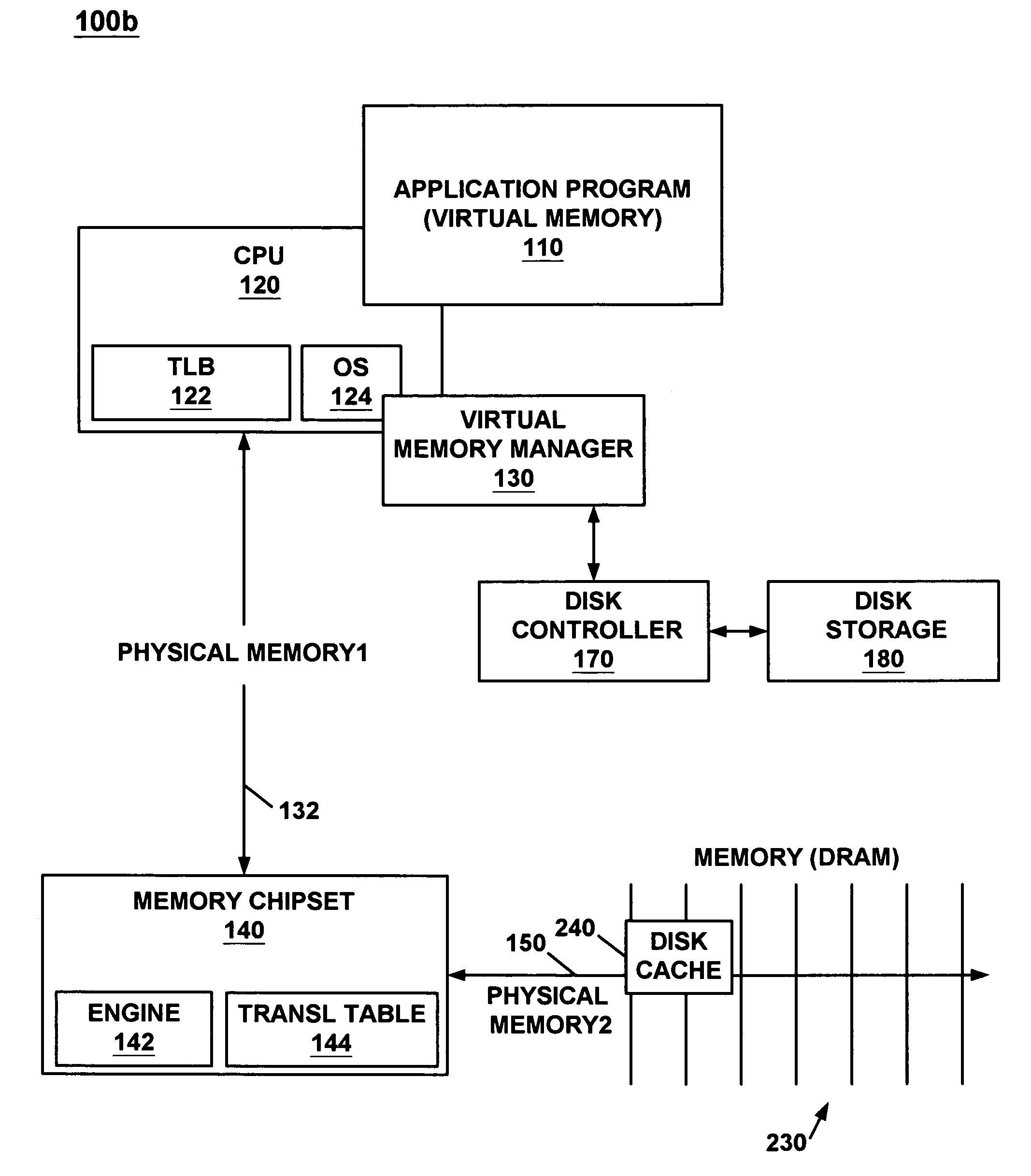 Method and system for transparent compressed memory paging in a computer system