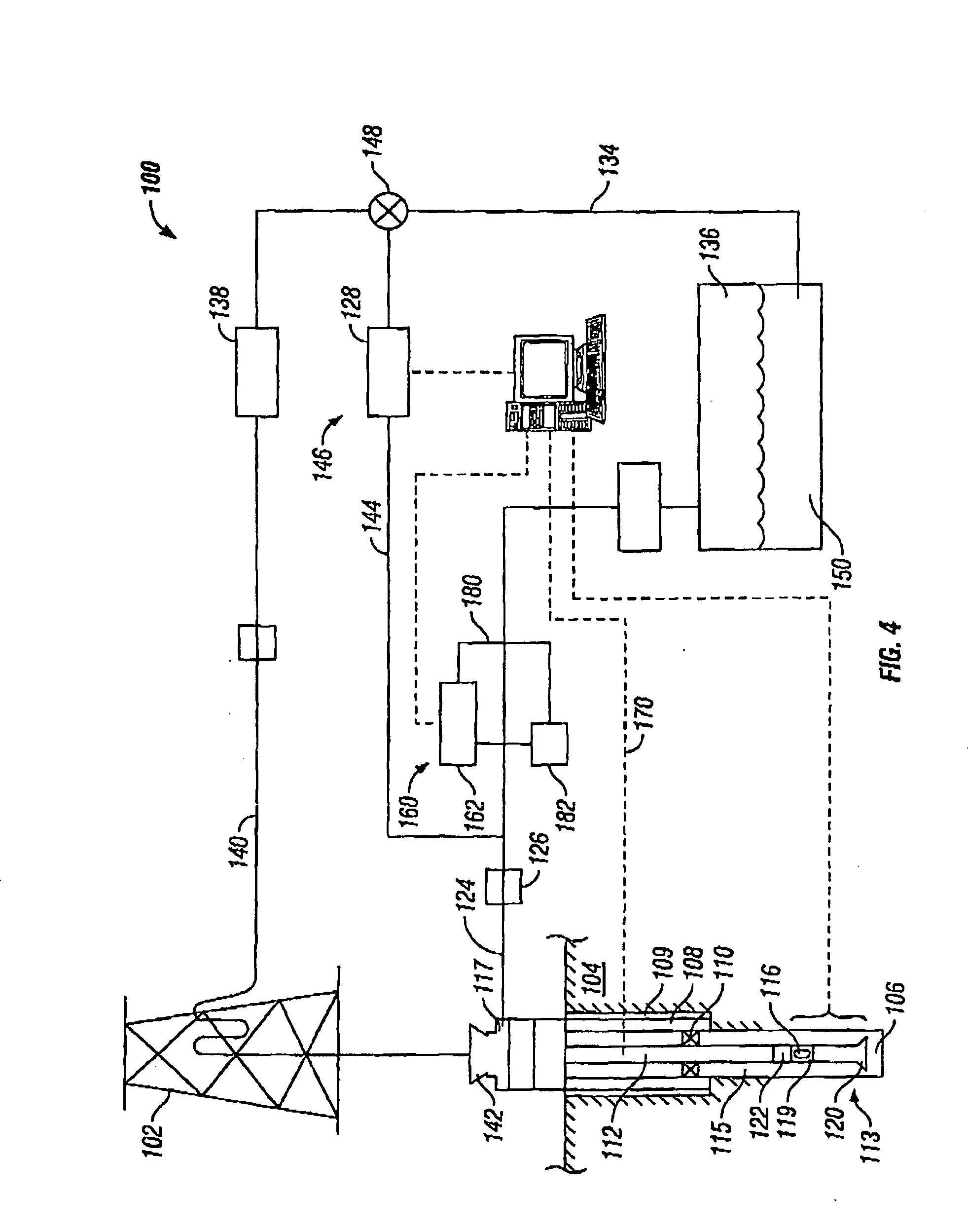 Method and apparatus for controlling bottom hole pressure in a subterranean formation during rig pump operation