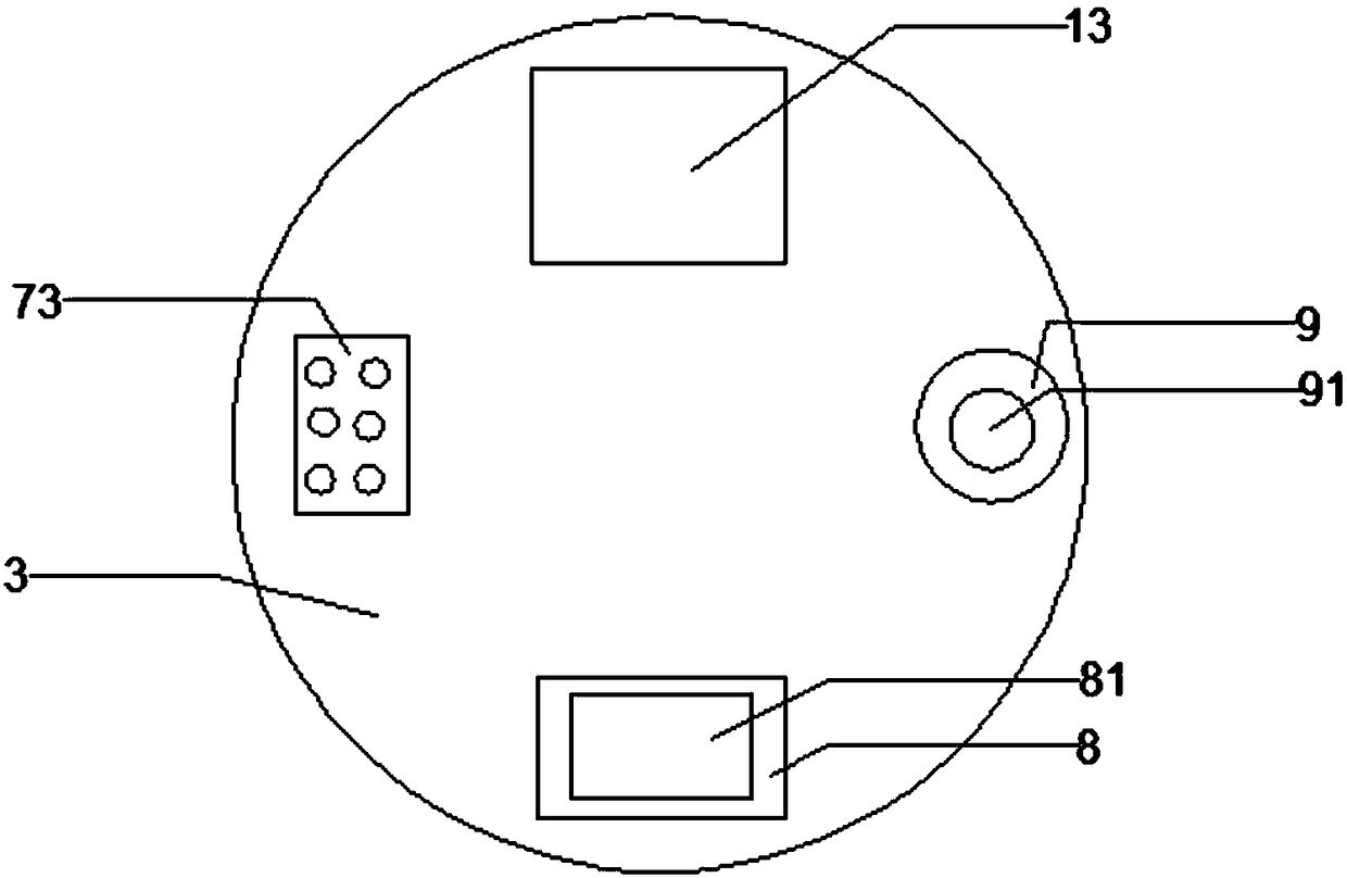 A mobile phone touch screen automatic screen printing device