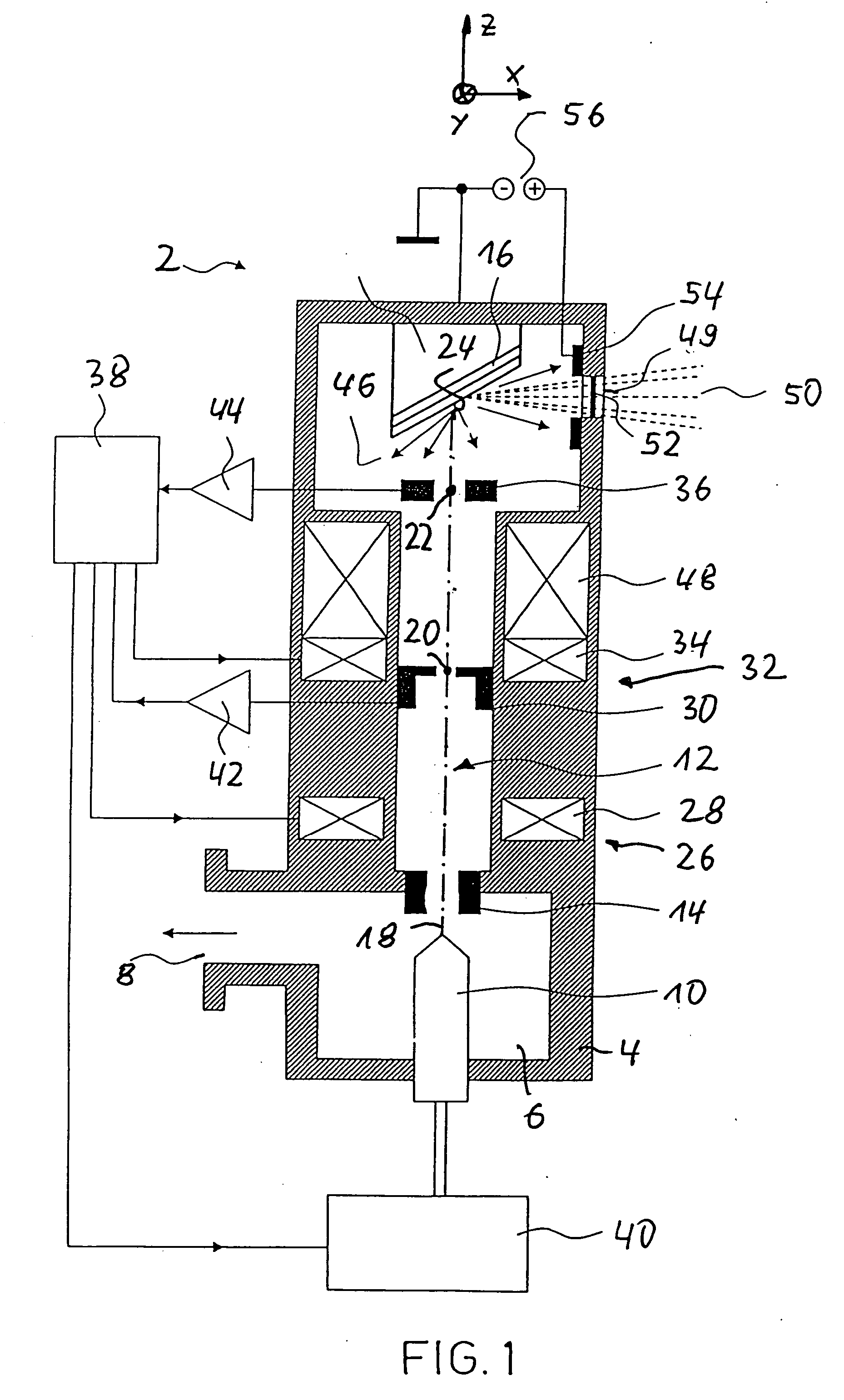 Device for generating X-ray or XUV radiation