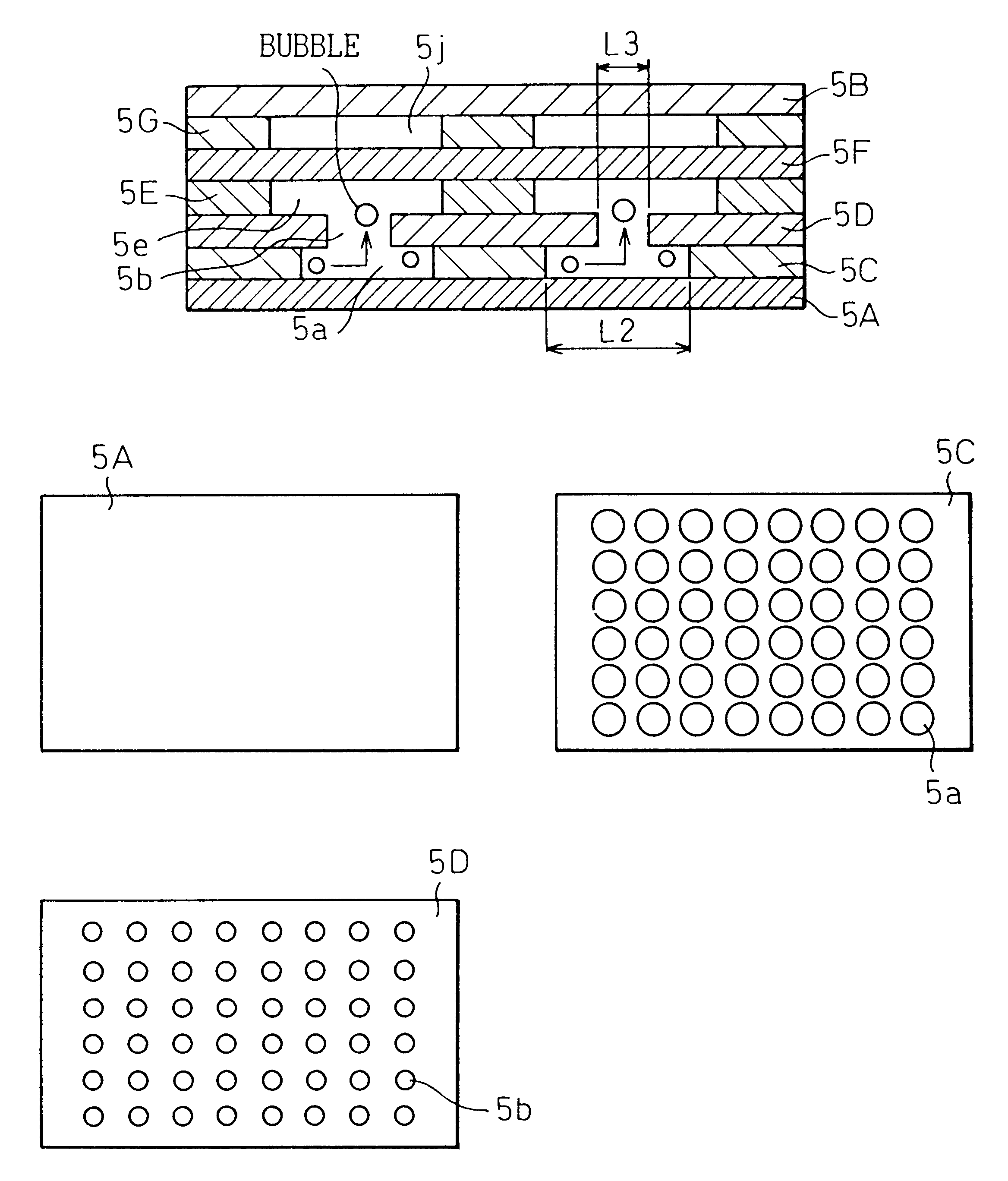 Cooling apparatus boiling and condensing refrigerant with improved tunnel structure