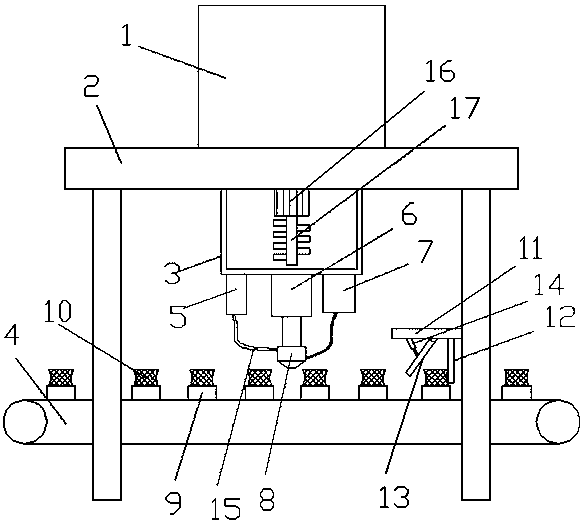 Cereal crushing and filling machine