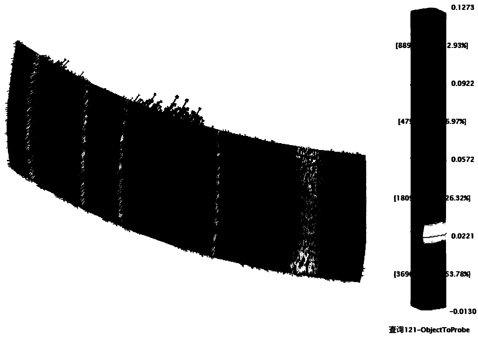 Large wallboard class part digitized quality detection method