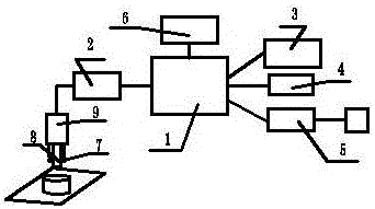 Flour wet gluten automatic detection device and detection method