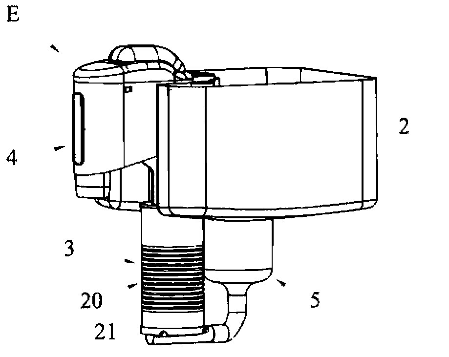 Double-reservoir household appliance for preparing hot-water-based drinks