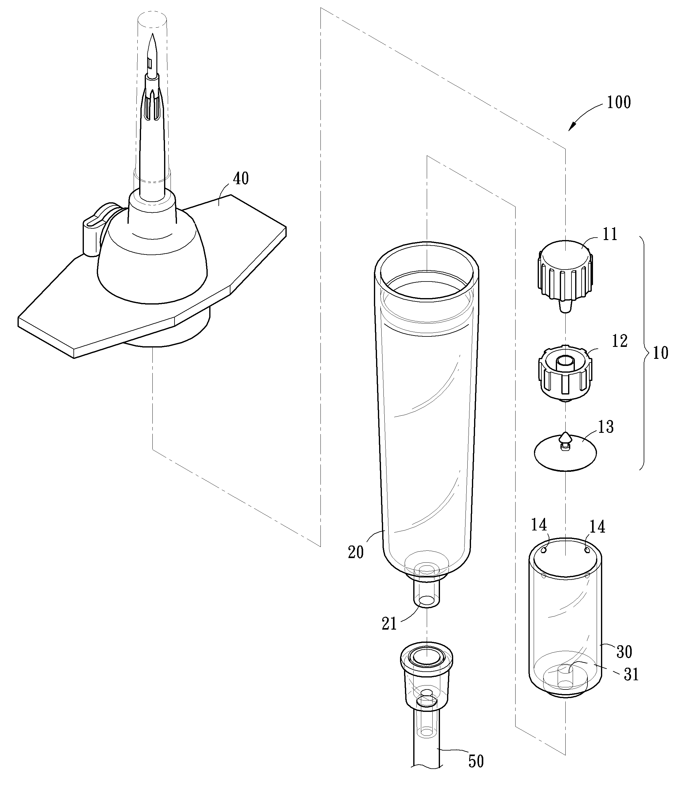 Anti-extrusion drip transfusion safety control device