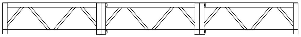 #-shaped modular splicing truss for fabricated steel structure