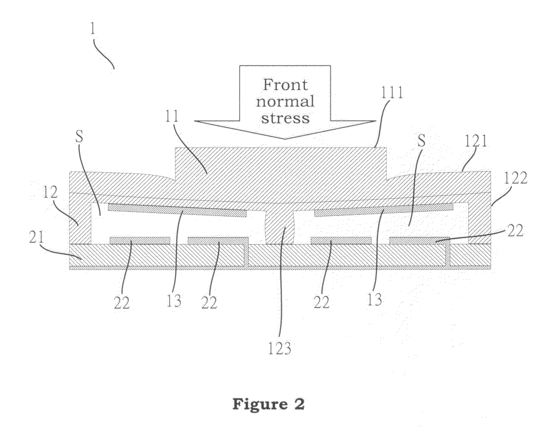 Design and fabrication method of a flexible capacitive pressure sensor