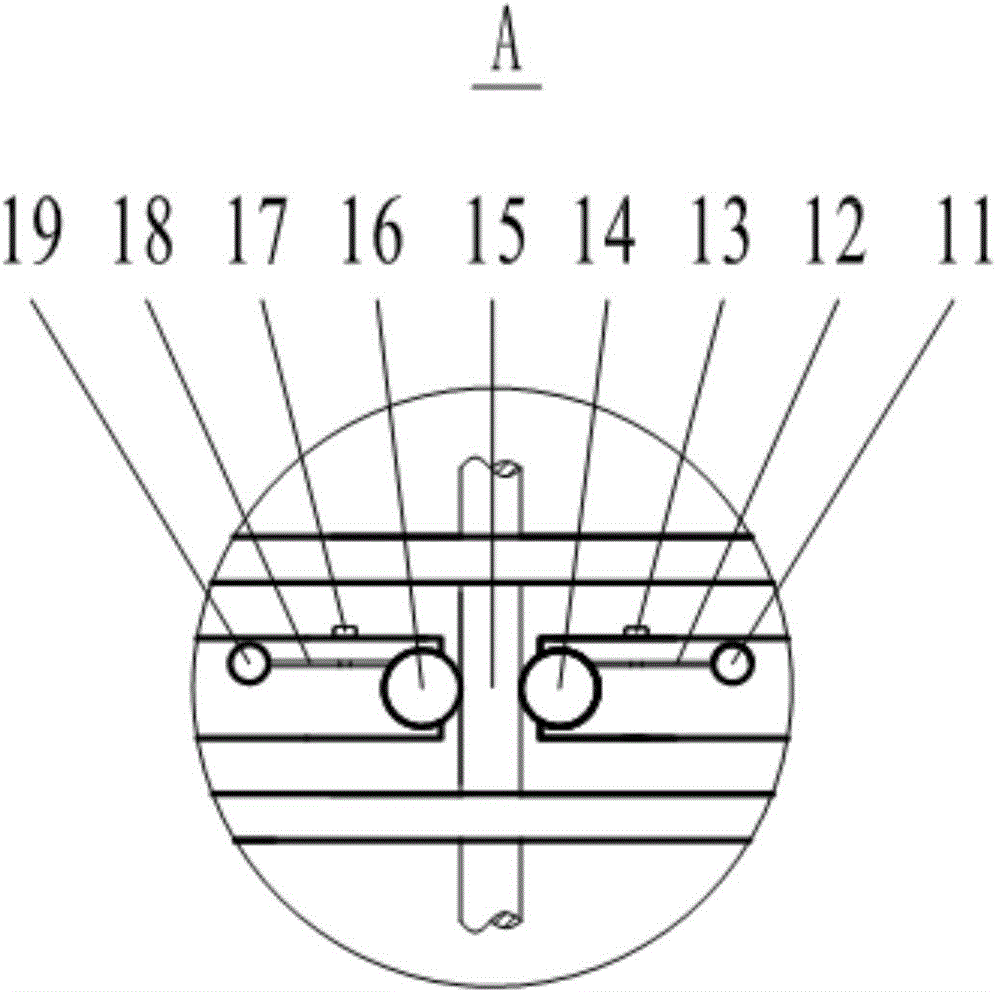 Normal loading device of fretting fatigue test system