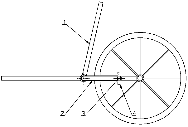 A pedal lock pedal for a bicycle