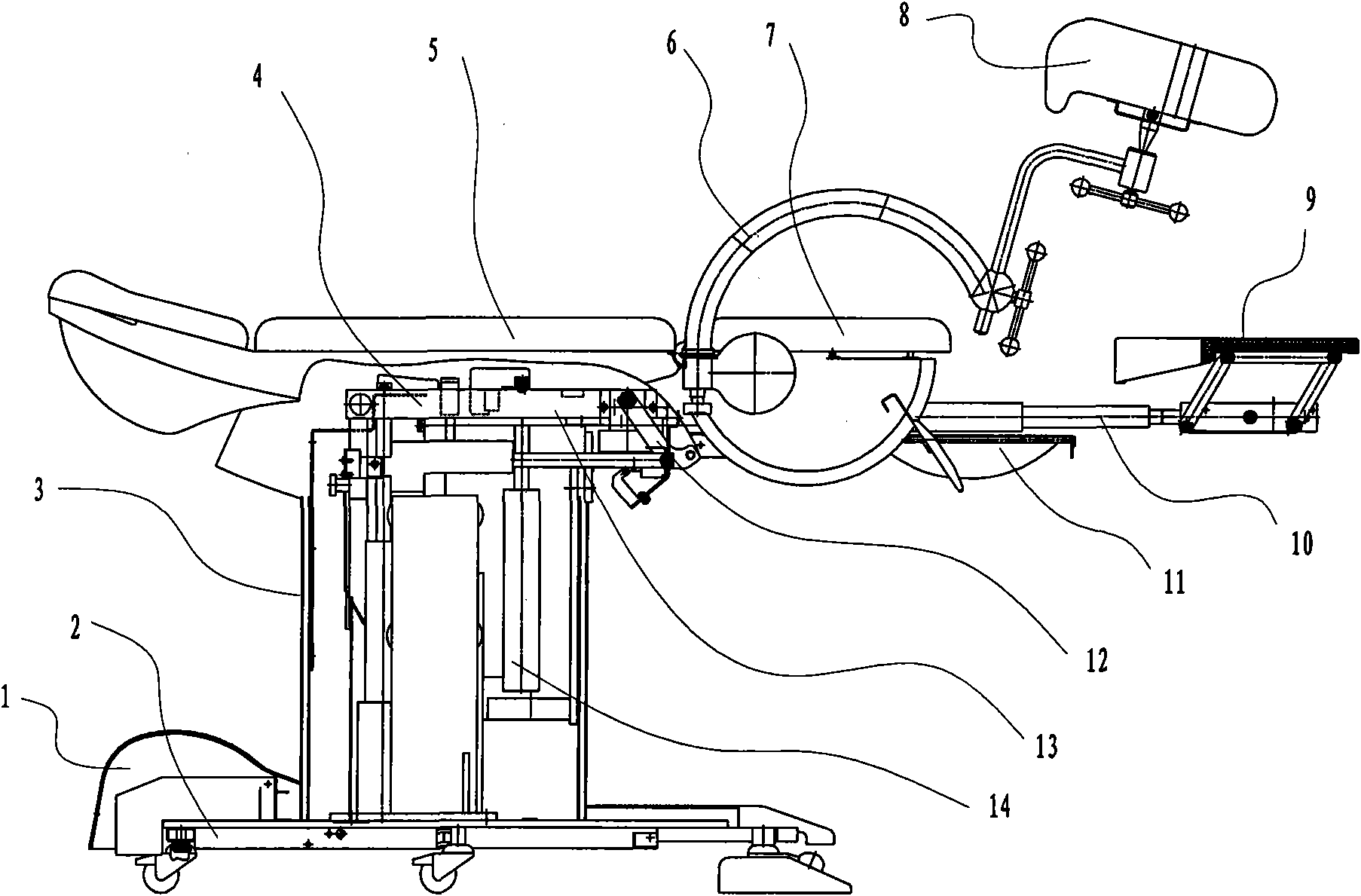 Gynecological table