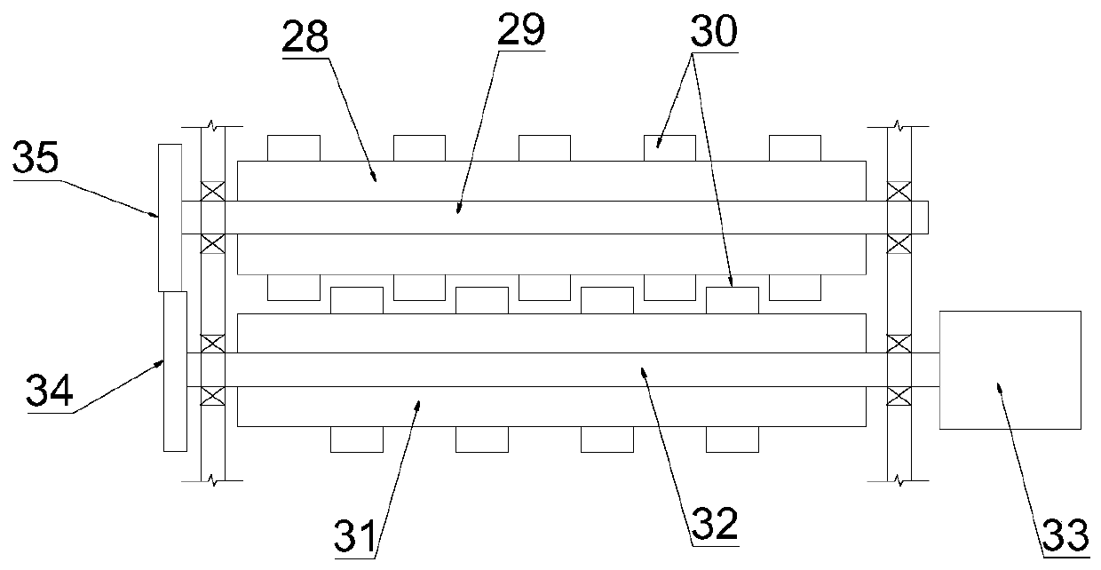 Ore screening device with damping and noise reduction functions