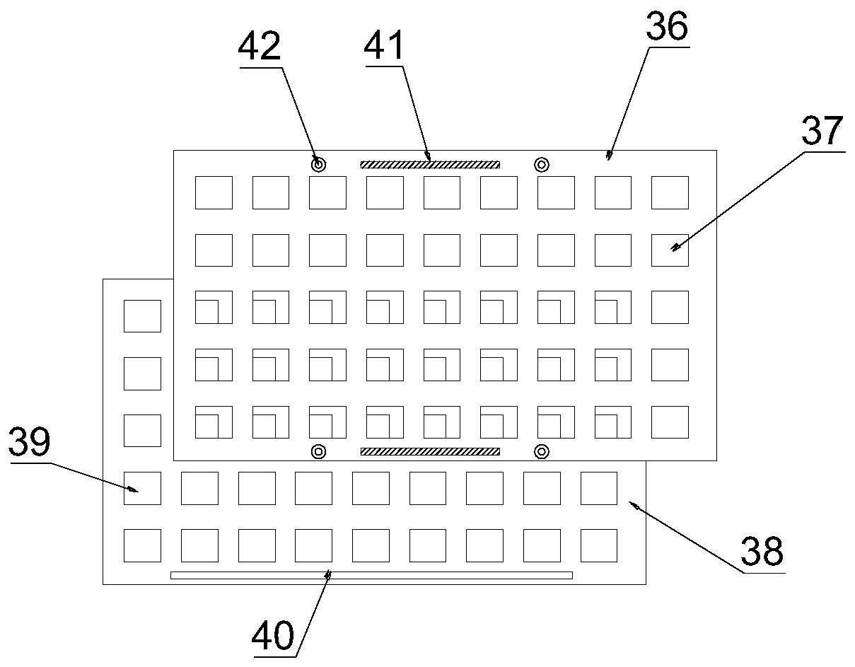 Ore screening device with damping and noise reduction functions