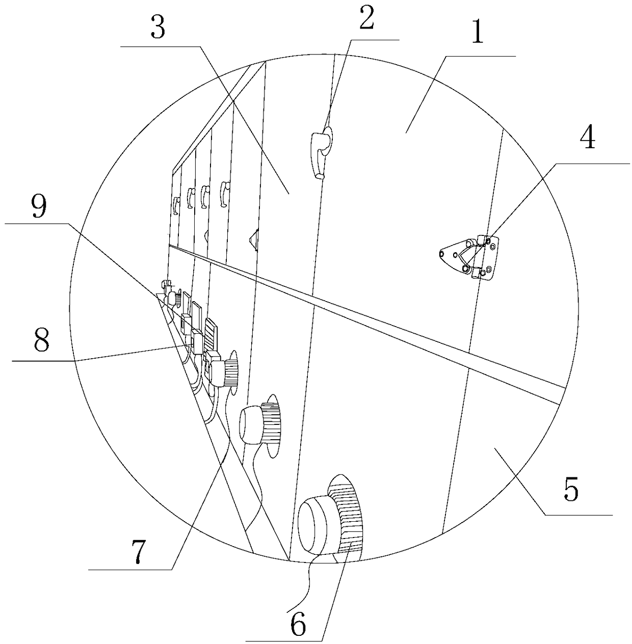 Segmented control of oven