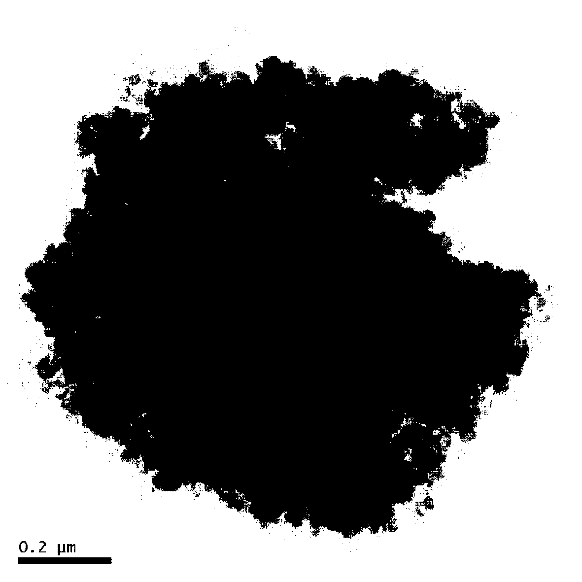 Preparation method of carbon-coated lithium iron phosphate material with polystyrene microspheres and polyethylene glycol as carbon sources