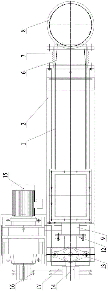 Sealed discharge pusher