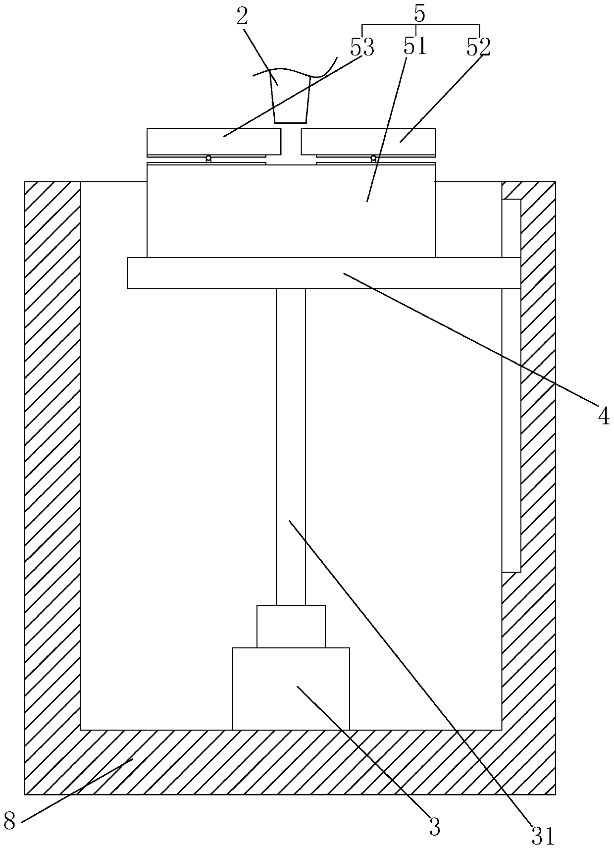 A cleaning device used in electrostatic spraying equipment