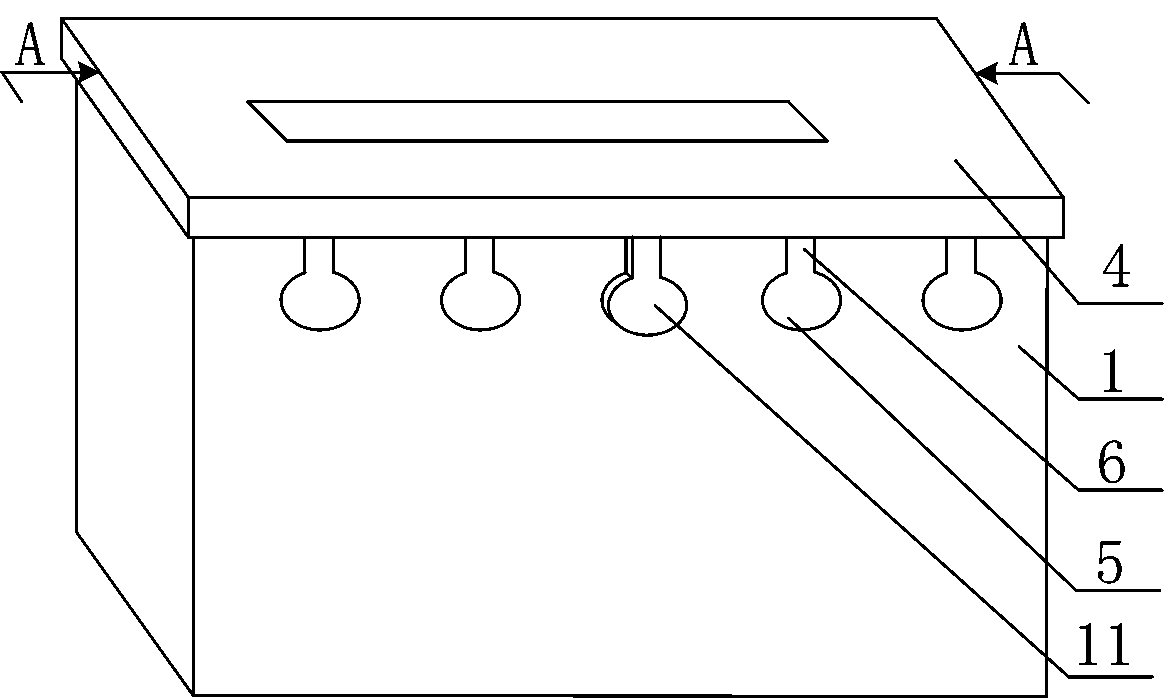 Isolating installation box facilitating connection of circuit board connecting lines