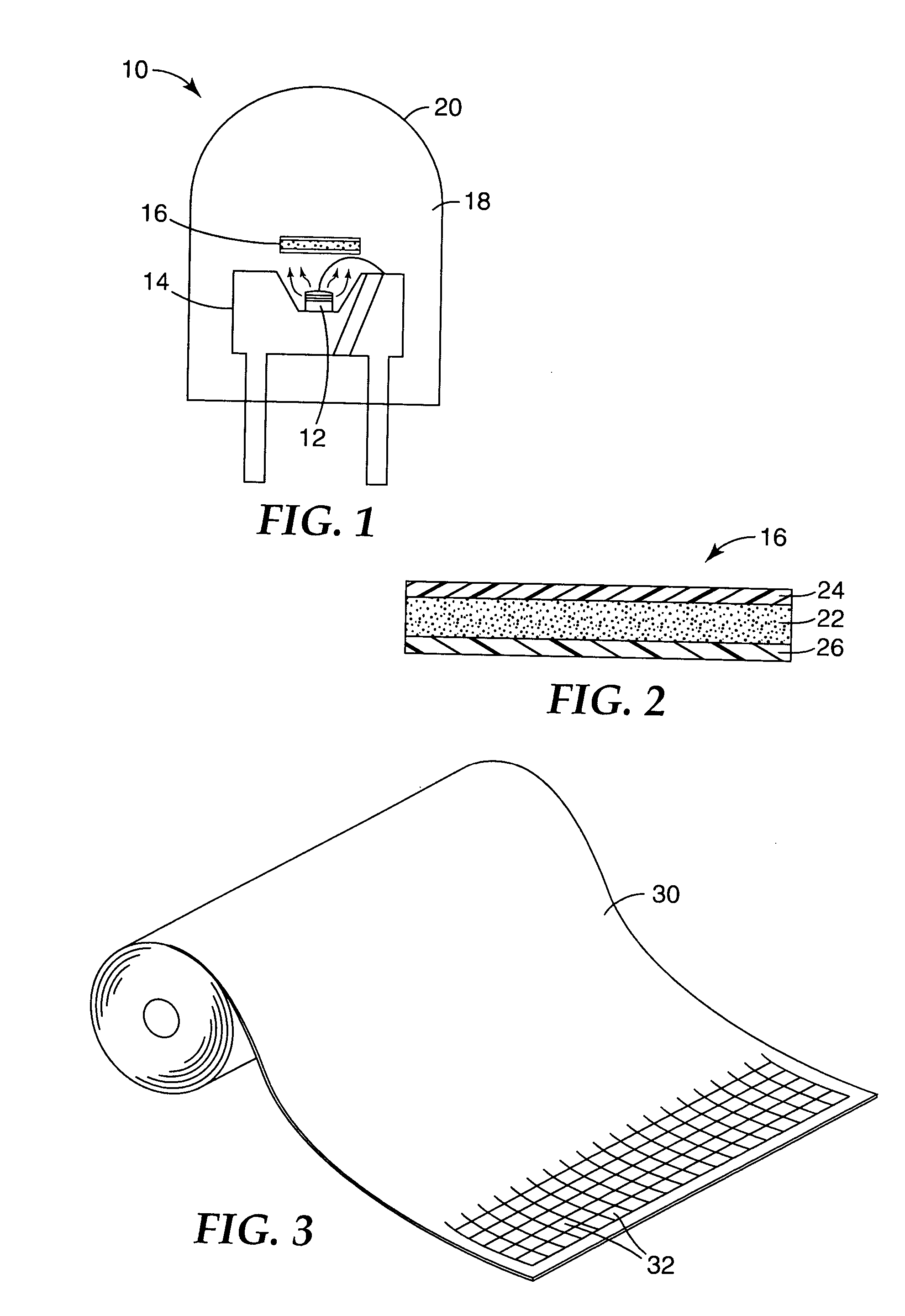 Phosphor based light sources having a reflective polarizer