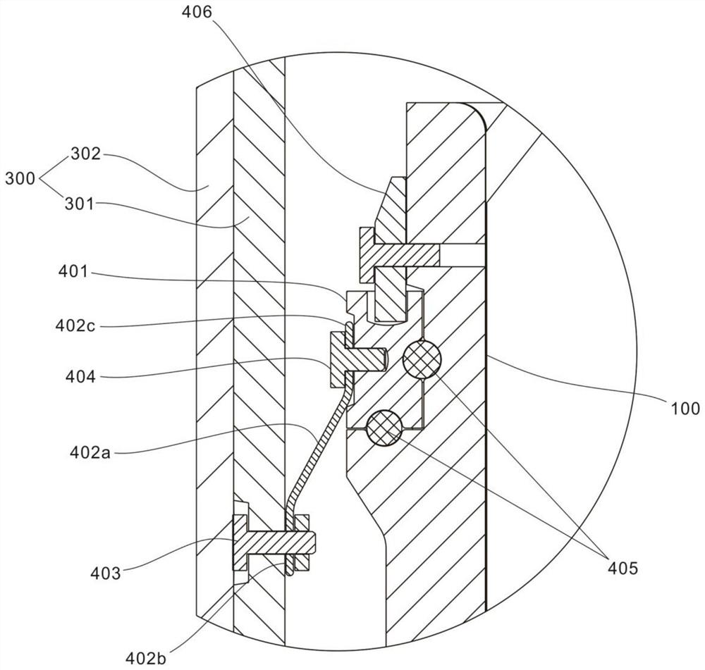 A pole anti-collision device