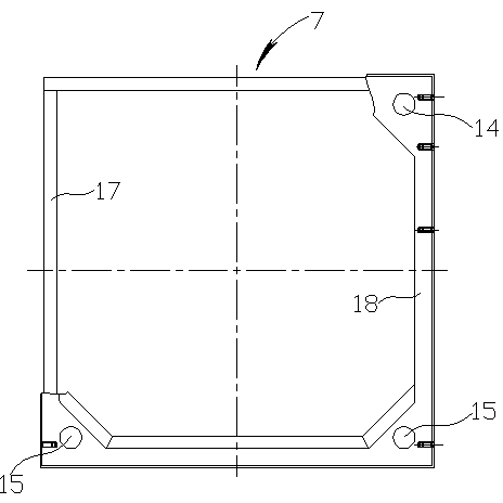 Frame type rubber diaphragm press filter