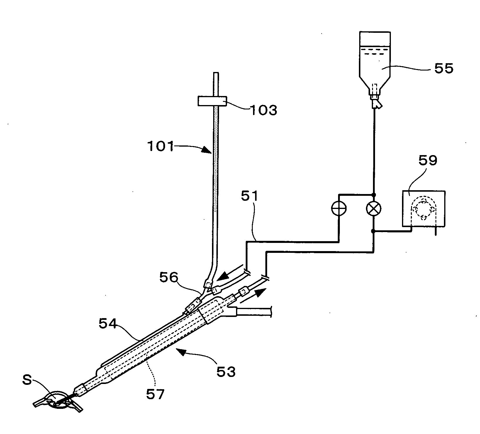 Decompression-compensating instrument for ocular surgery, instrument for ocular surgery provided with same and method of ocular surgery