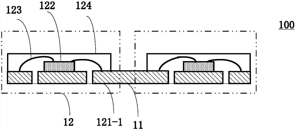 Non-outer-pin packaging structure and manufacturing method and wire frame of non-outer-pin packaging structure