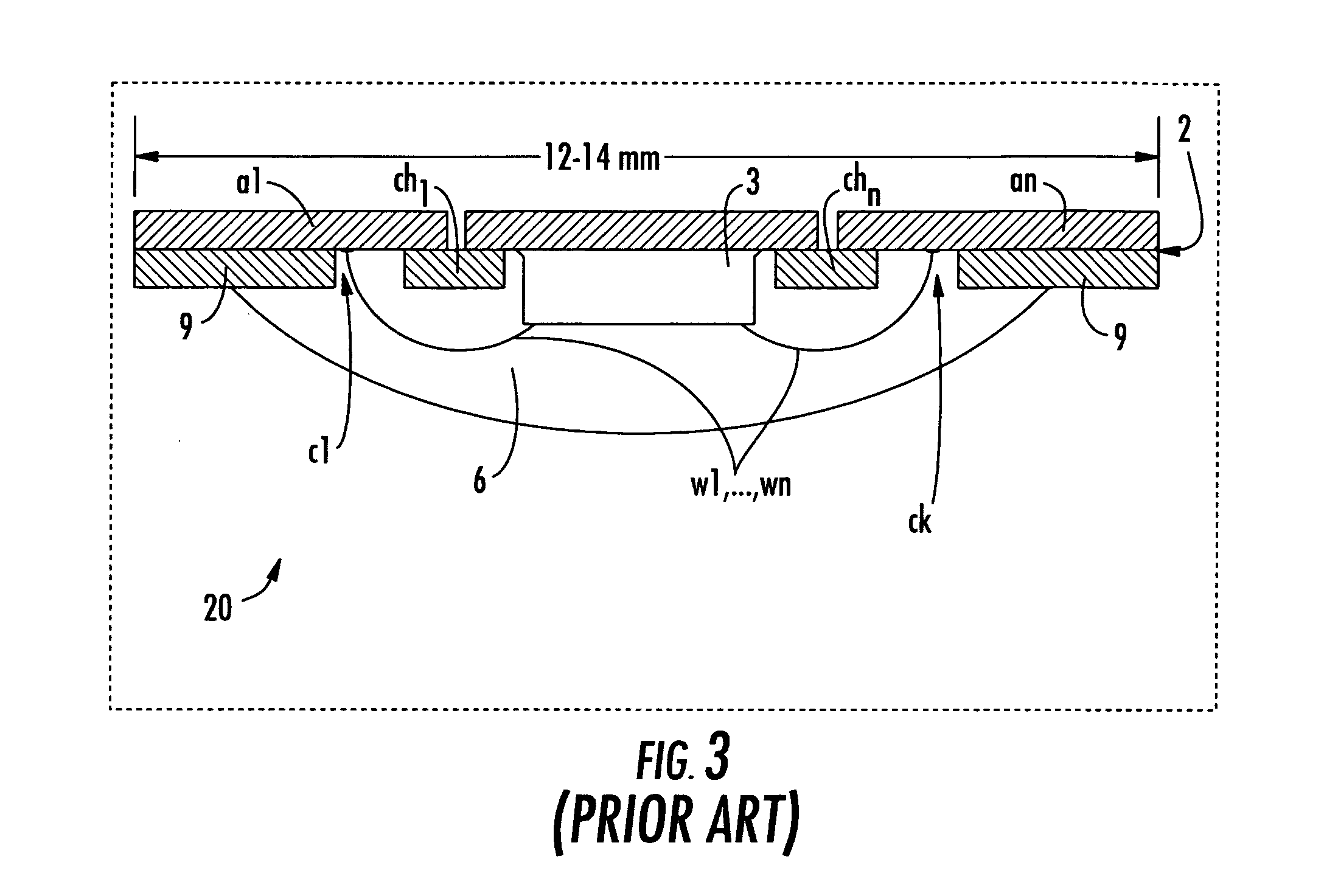 Plated module for an IC card