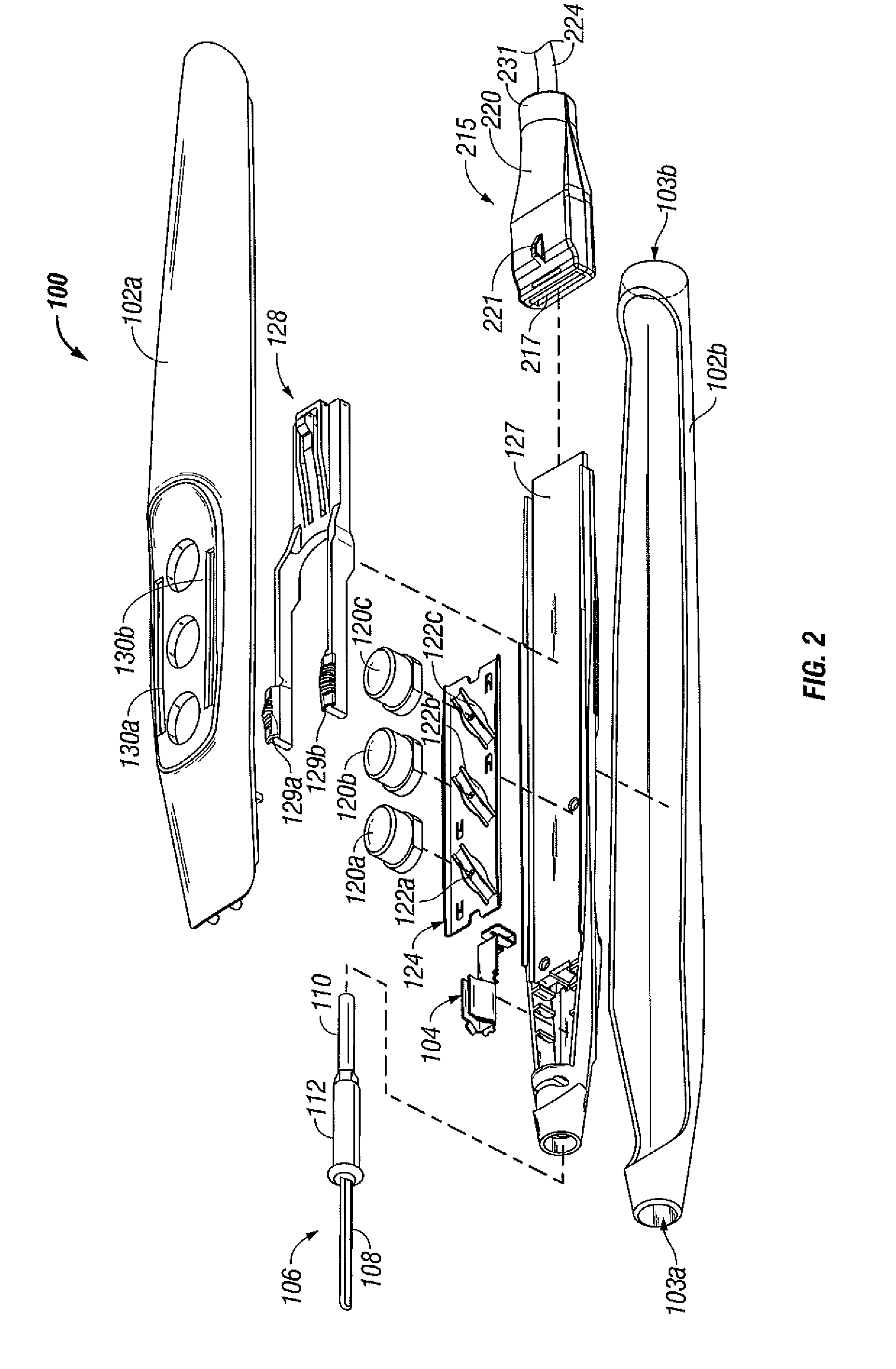 High Volume Fluid Seal for Electrosurgical Handpiece