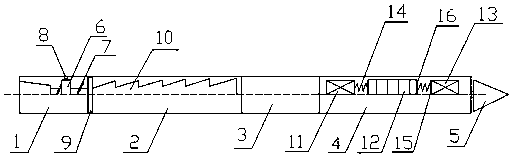 Anti-shaking screw drilling tool