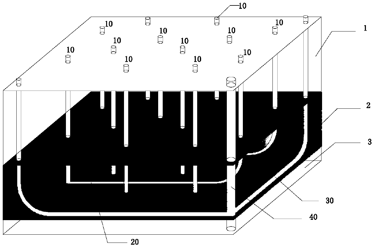 Water control system and water control method for underground coal gasifier