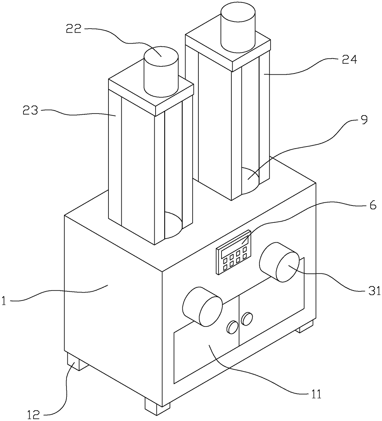 Wire pipe cutting device with the dust collecting function