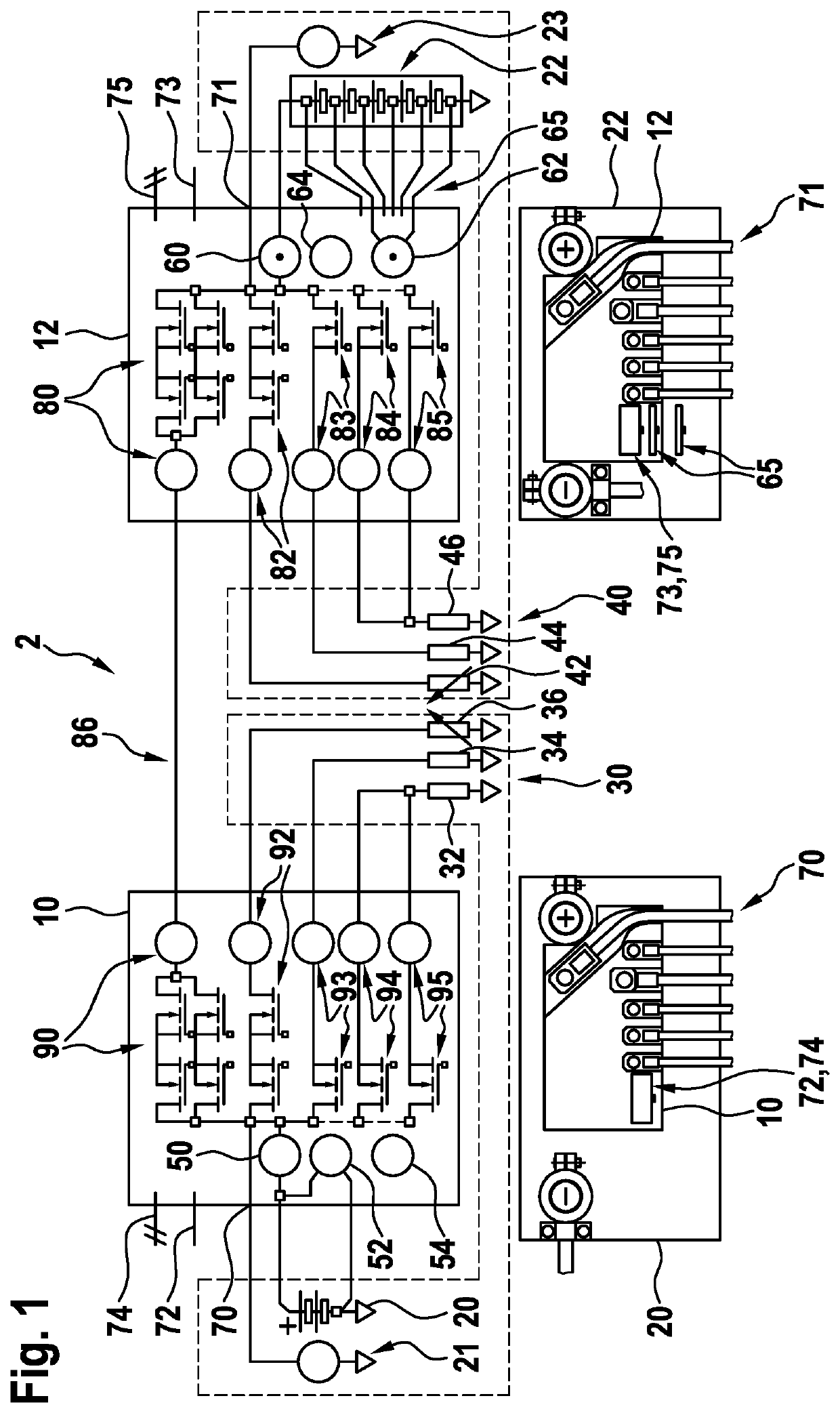 Battery terminal for a vehicle electrical system