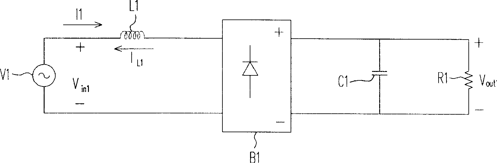 Power factor correcting device