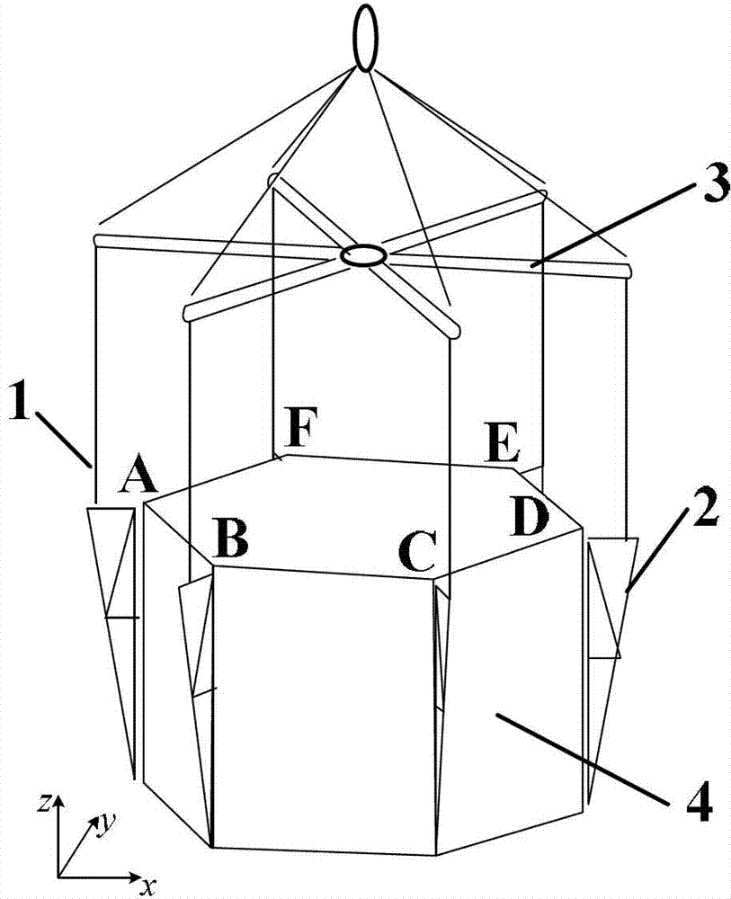 Satellite micro-vibration test multi-point suspension system and design method thereof