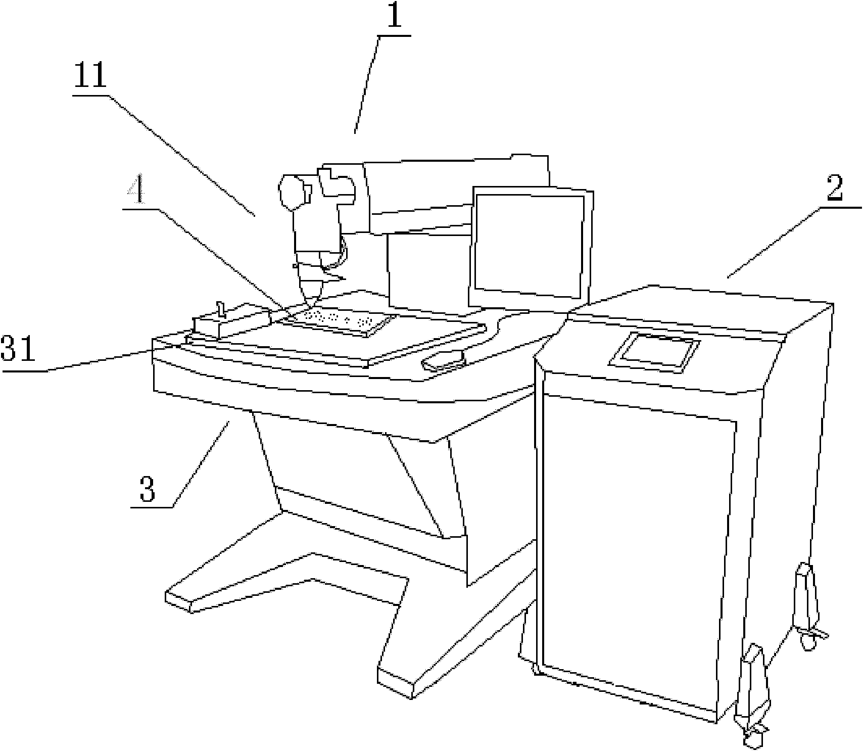 Laser type light guide plate carving equipment and using method thereof