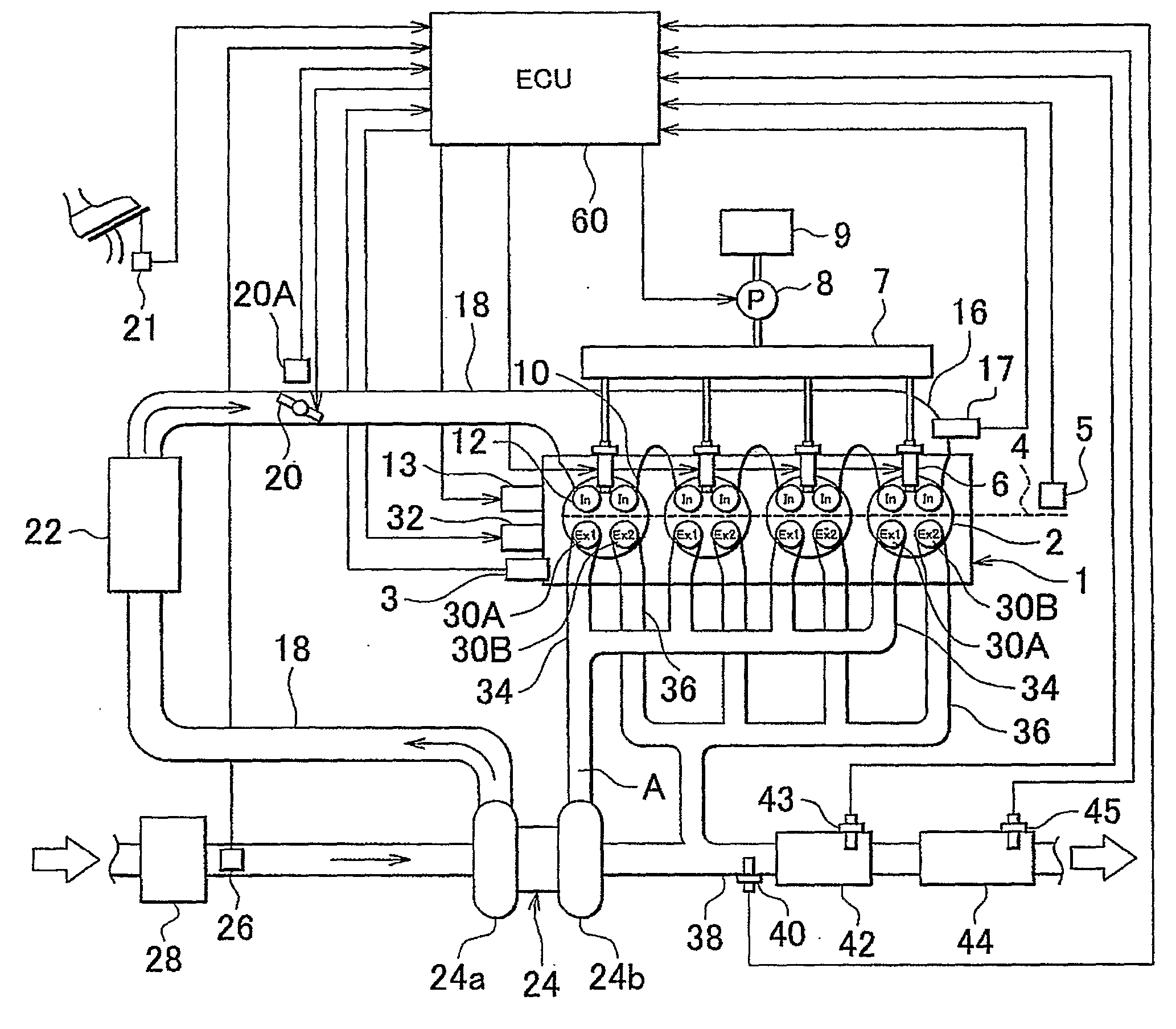 Control device and control method for internal combustion engine