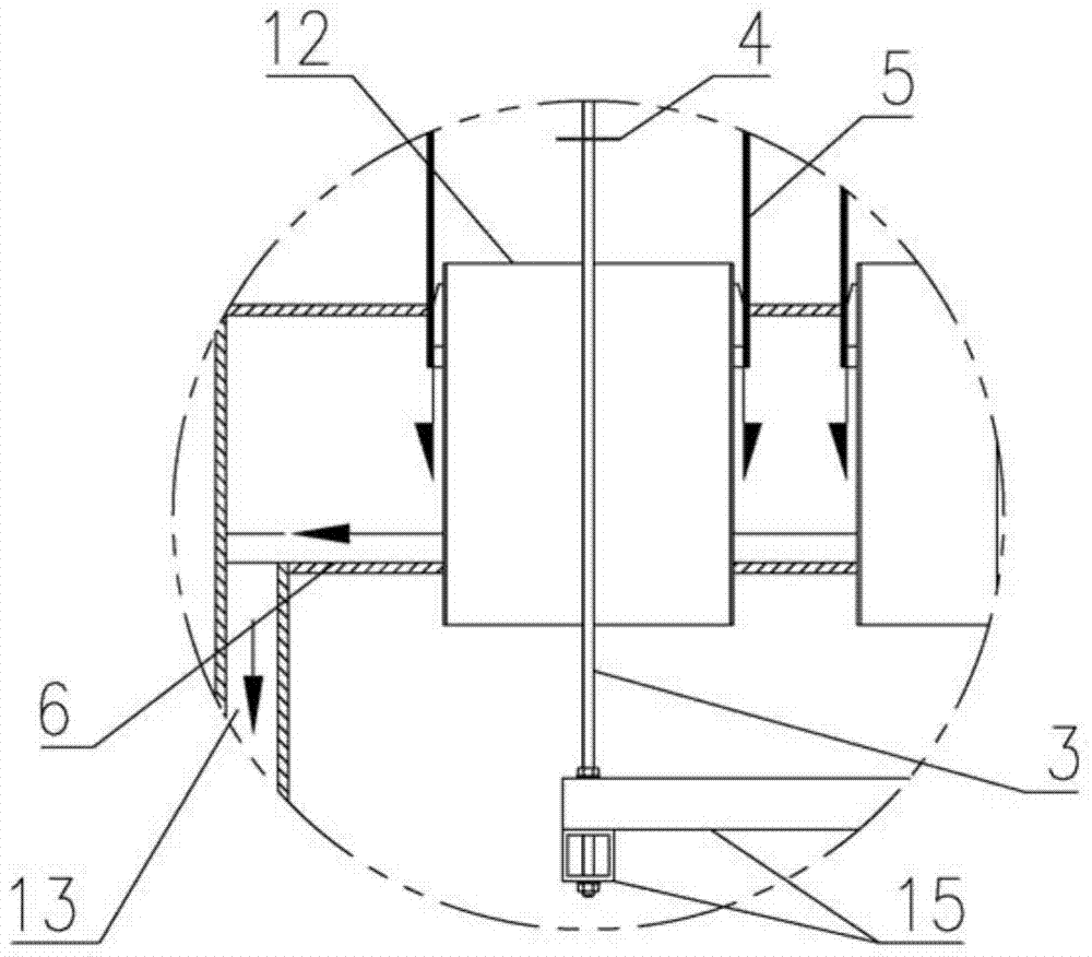 A water film forming device for a wet electrostatic precipitator