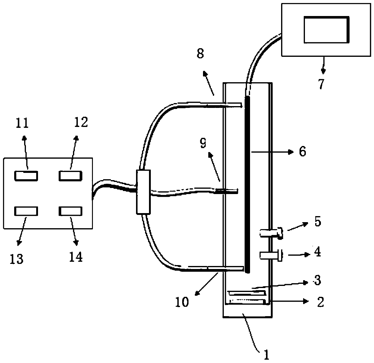 Device and method to detect solid esophageal manometry system